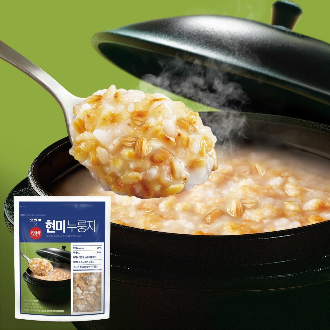 오쌀미X햇반 현미누룽지 800g