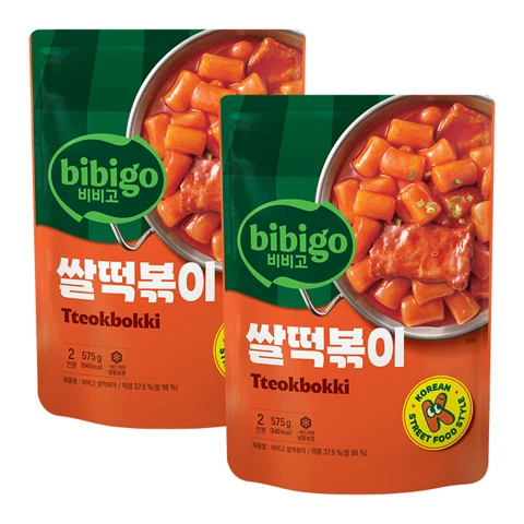 [450개한정][비비고|세븐틴]비비고 쌀떡볶이 495g(냉동)X2개