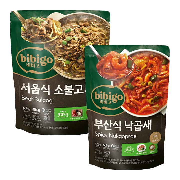 [9/20 하루]비비고 서울식 소불고기 404g+부산식 낙곱새 560g