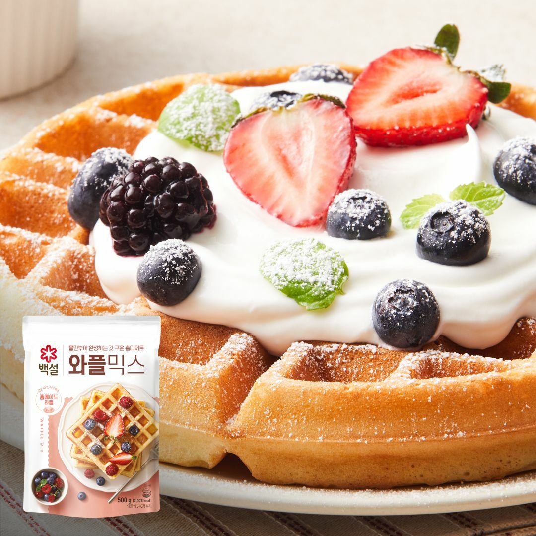 백설 와플믹스 500g