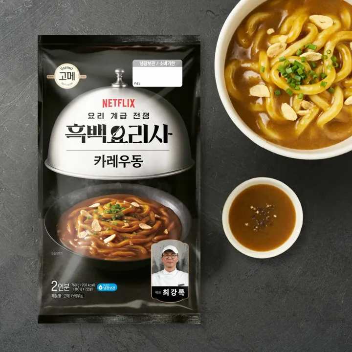 고메 흑백요리사 카레우동 760g (소비기한:2026-07-28)