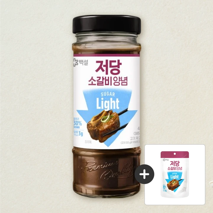 백설 저당 소갈비 양념 480g+[사은품]백설 저당 소갈비 양념 150G