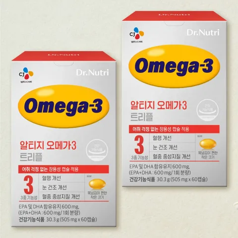 닥터뉴트리 알티지오메가3 트리플(1개월)X2개