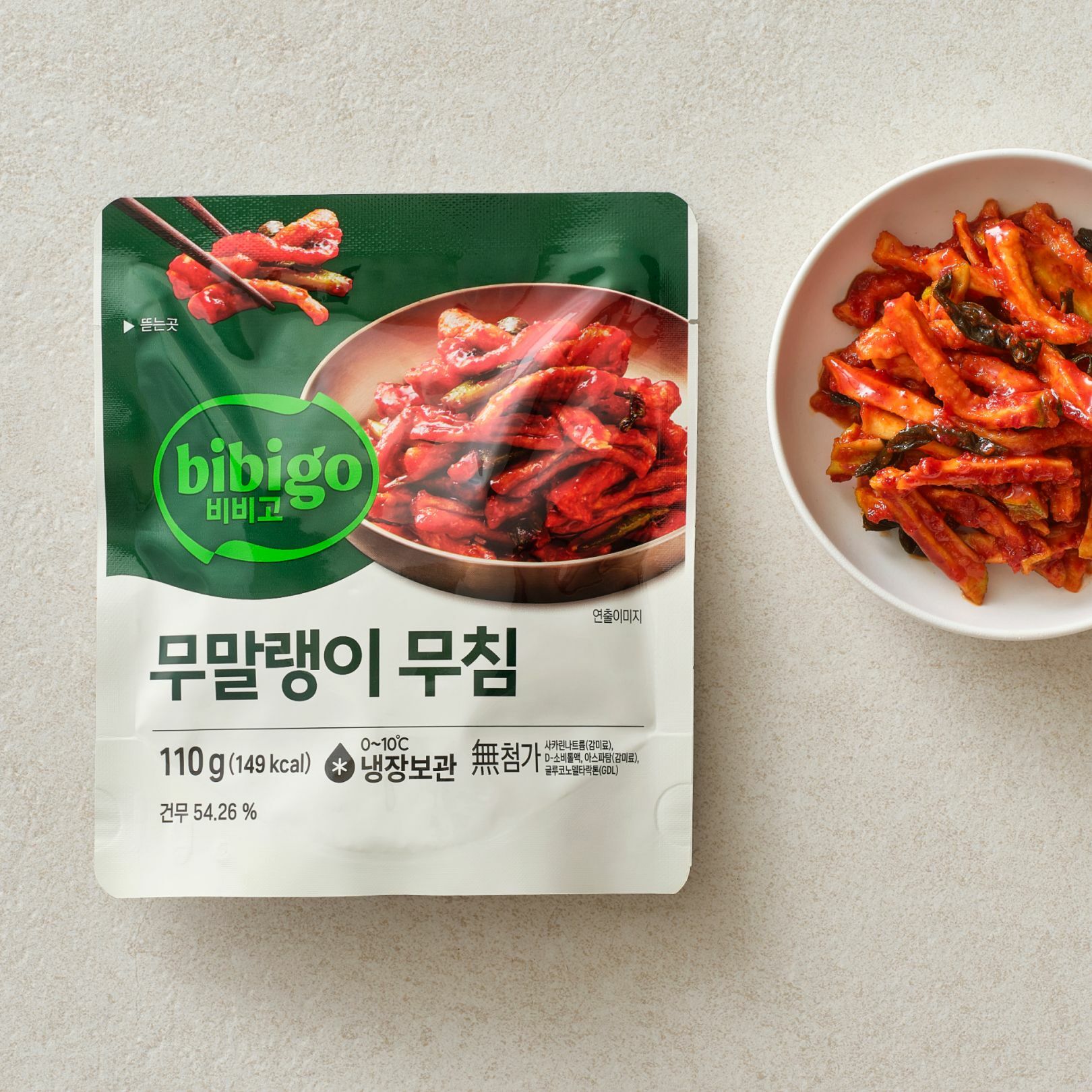비비고무말랭이무침110g
