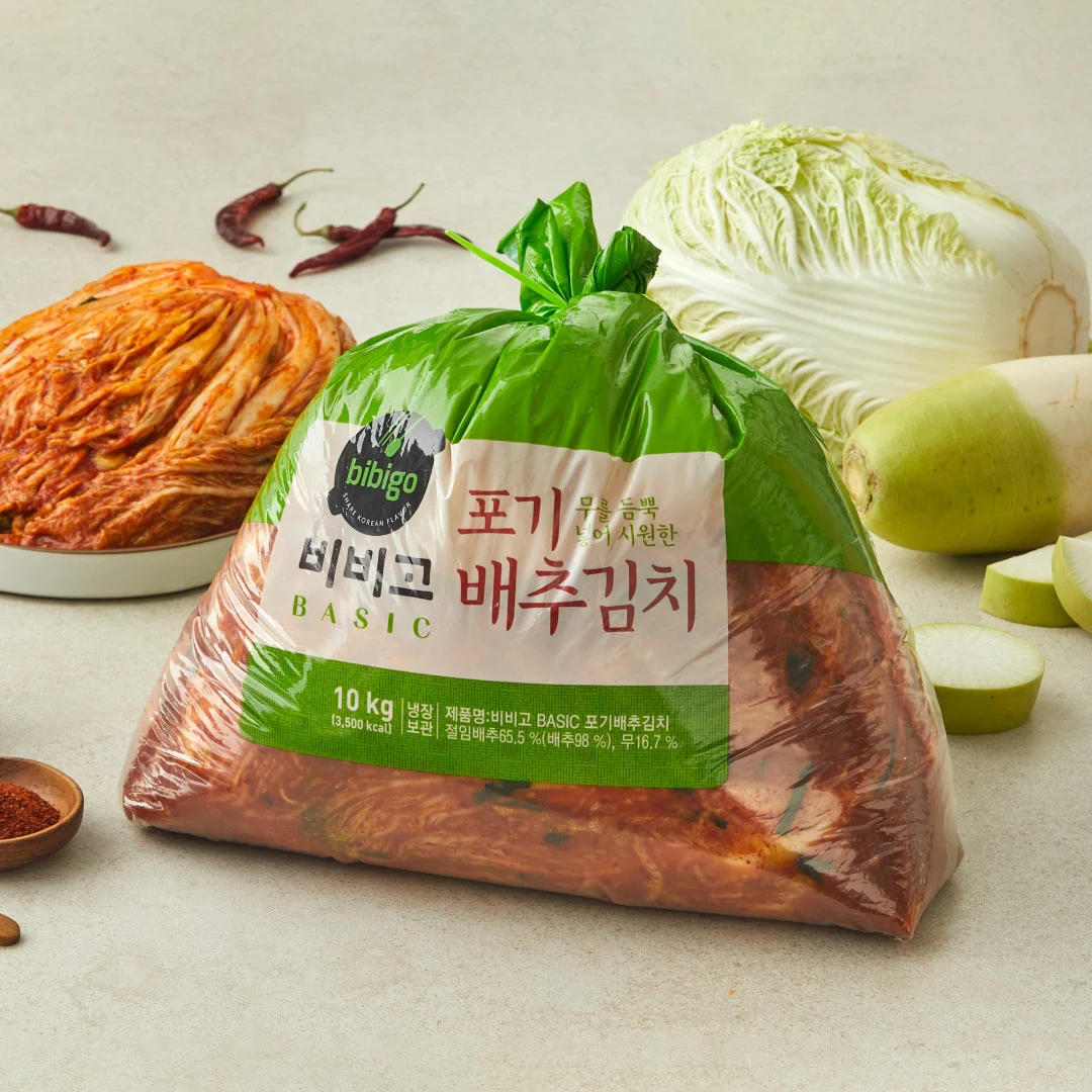 [비비고 basic 배추김치] 국내산 맛있는 대용량 김치 추천 후기!