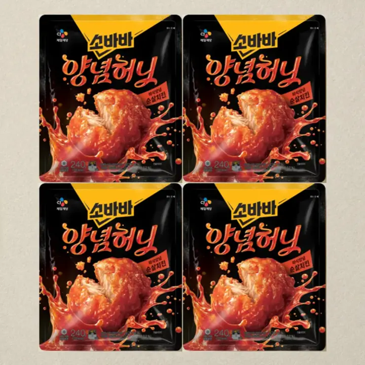 [무료배송]소바바 양념순살240gX4개