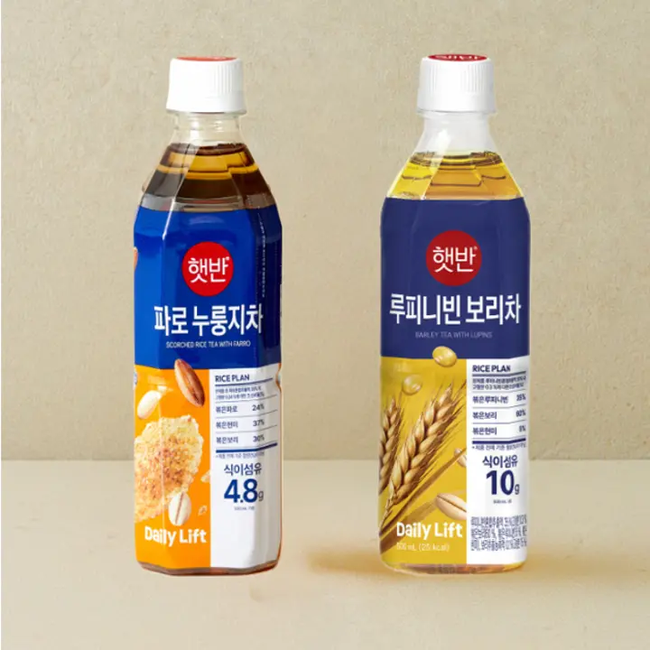 햇반 파로누룽지차 500mlX24개+루피니빈보리차 500mlX24개