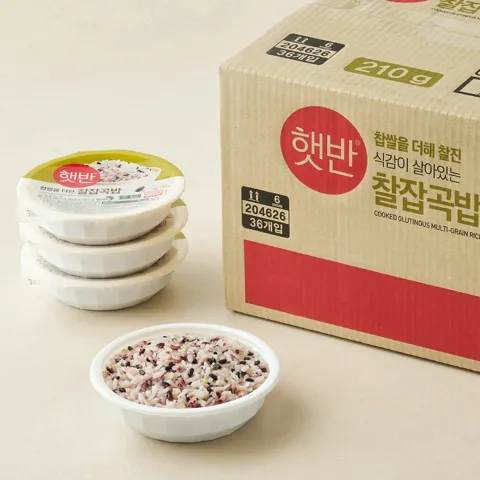 [박스특가]햇반 찰잡곡밥 210gX36개