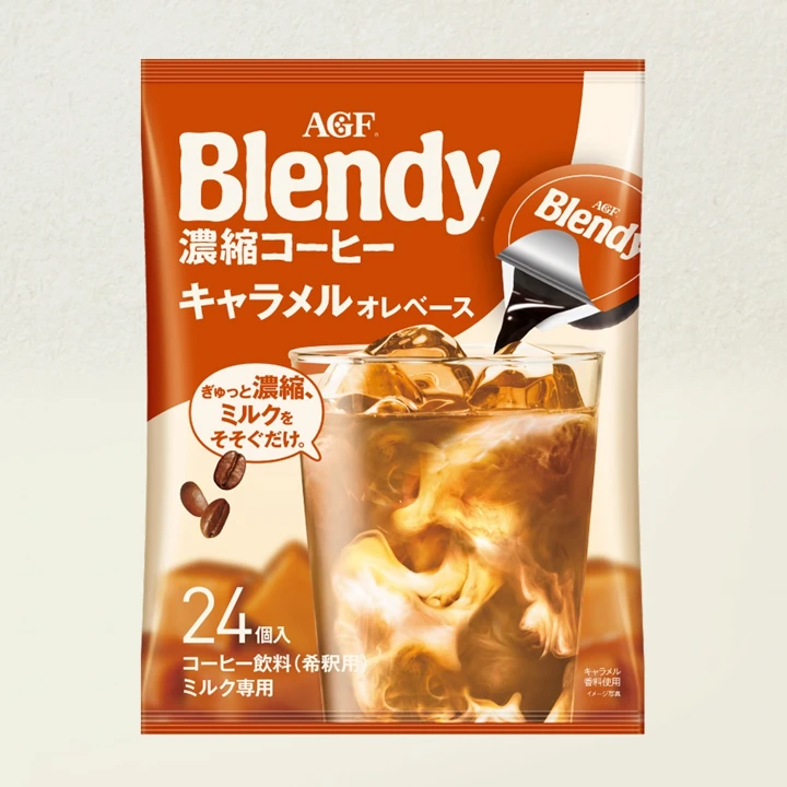 아지노모토 포션커피 캬라멜 라떼 24p 432g