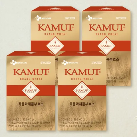 바이오코어 곡물과채콤부효소(30포)X4개