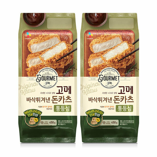 [CJ고메] CJ제일제당   제일제당 고메바삭튀겨낸통등심돈카츠450gX3 - 샵계부