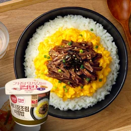 햇반컵반 버터장조림비빔밥 216g