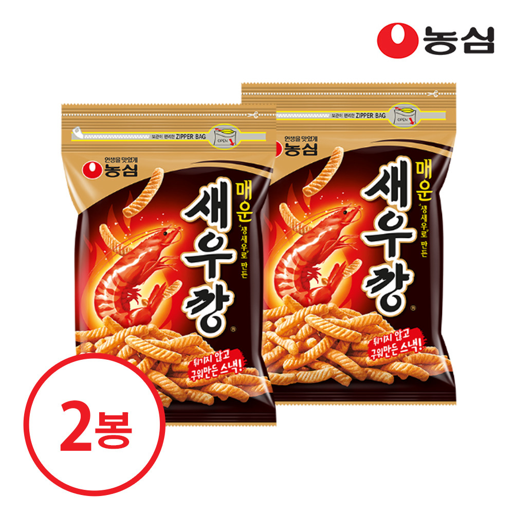 [행사]농심 매운새우깡400g(대용량)X2봉