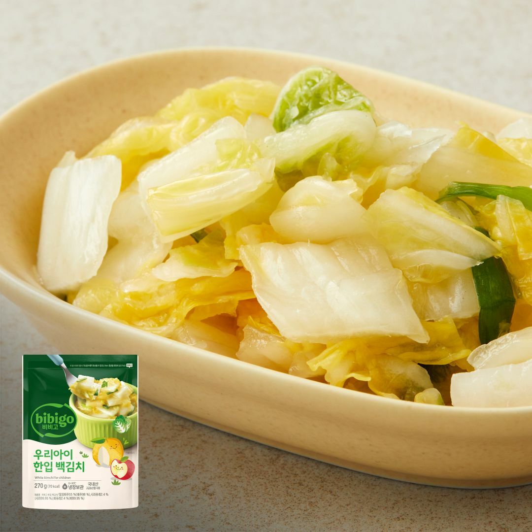 비비고 우리아이한입 백김치 270g