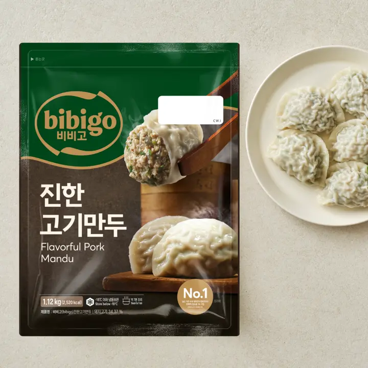 비비고 수제진한고기만두1.12kg