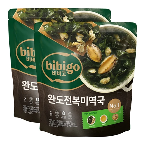 비비고 완도전복미역국796gX2개