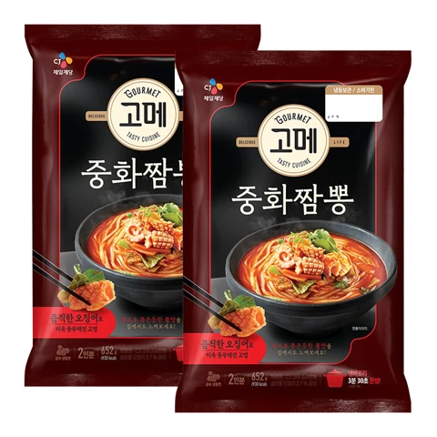[첫구매전용] 고메 중화짬뽕 652gX2개