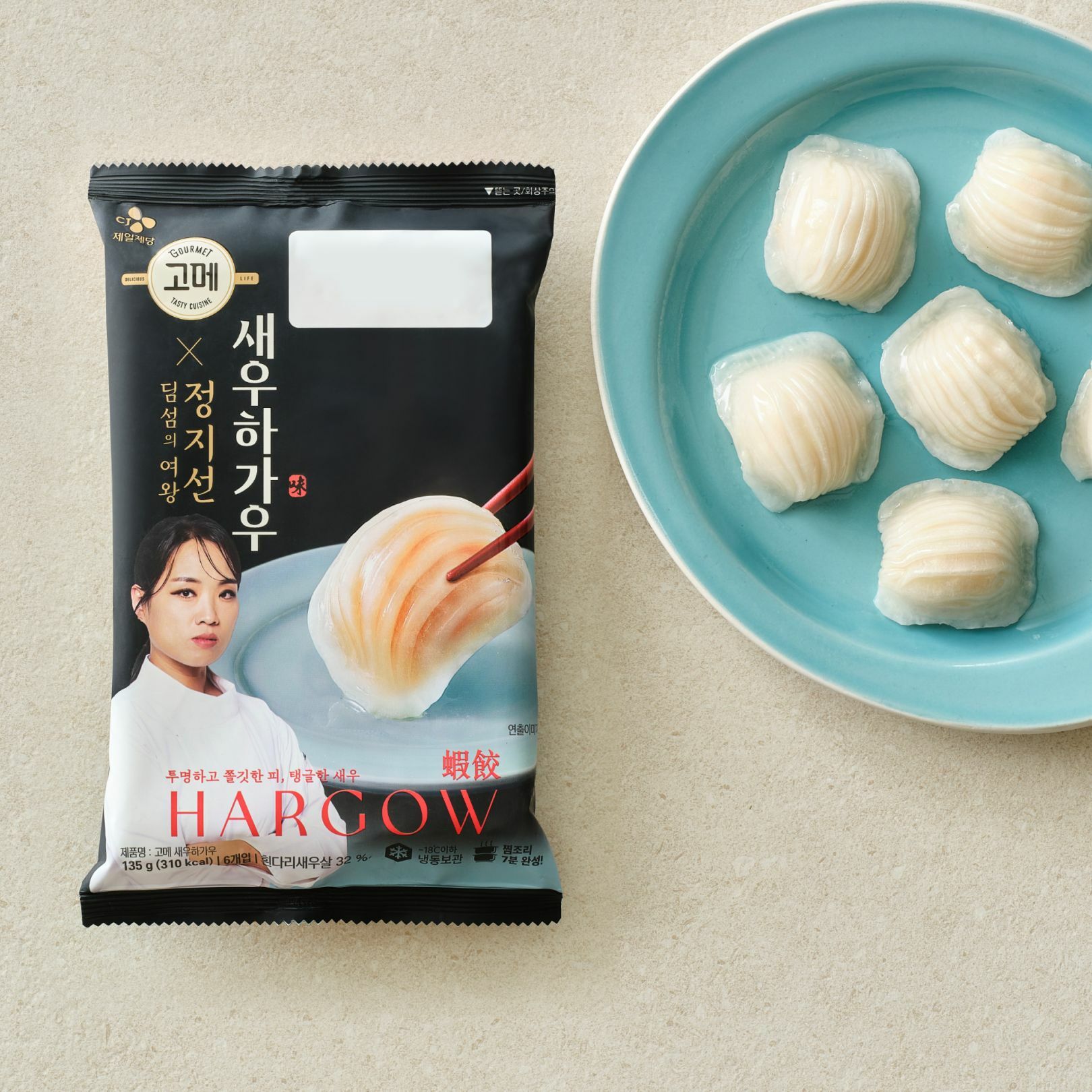 고메 새우하가우 135g