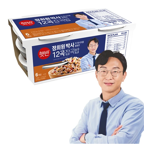 [정희원 박사 레시피]햇반 12곡밥 210gX6번들