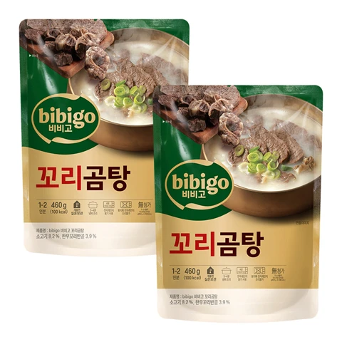 [350개한정]비비고 꼬리곰탕 460gX2개