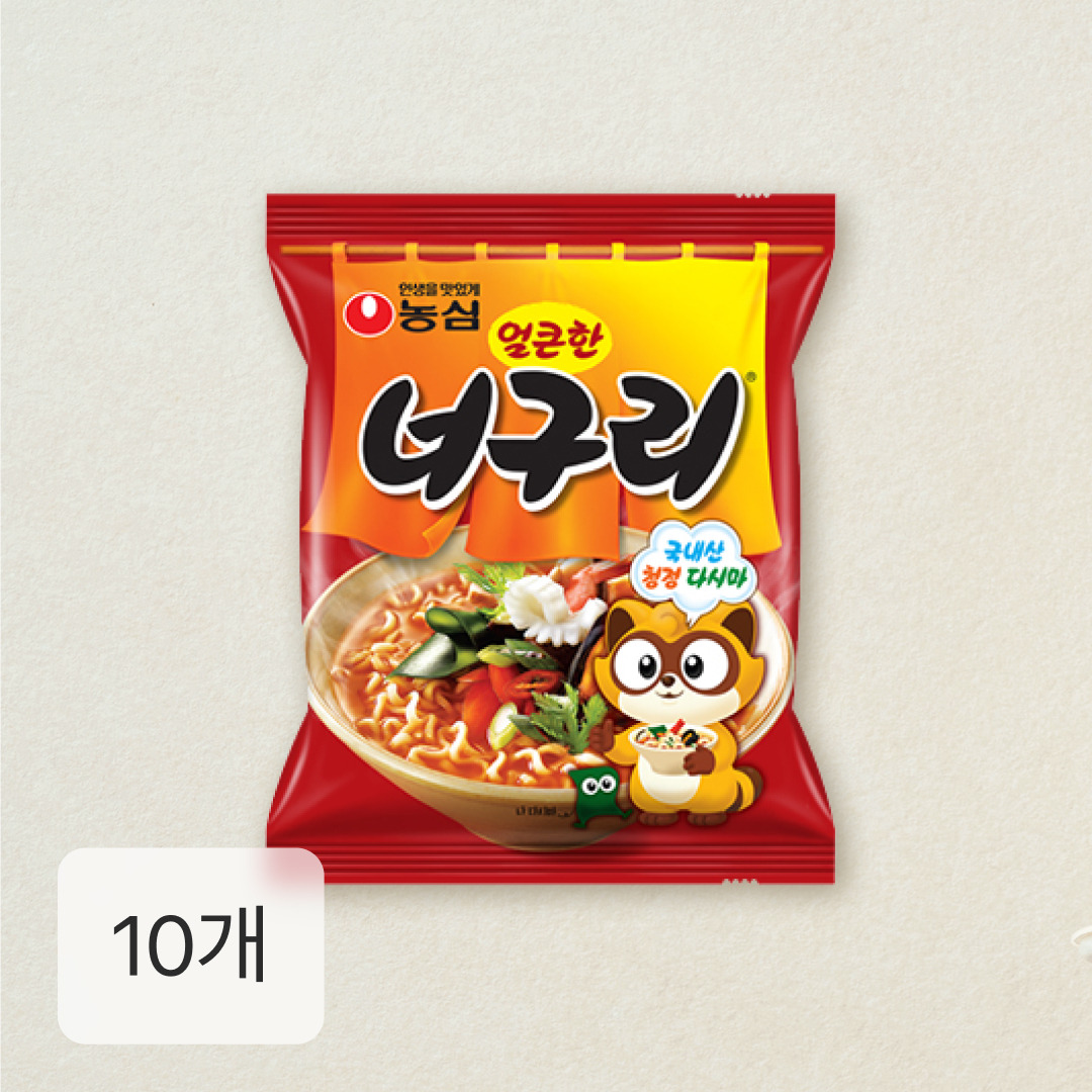 농심 너구리 120gX10봉