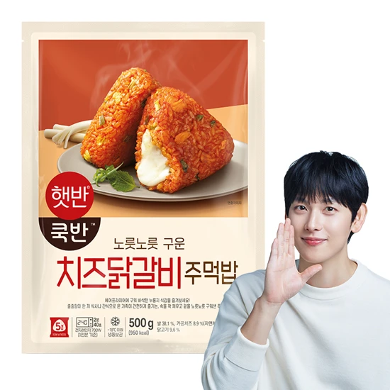 햇반 치즈닭갈비주먹밥 500g