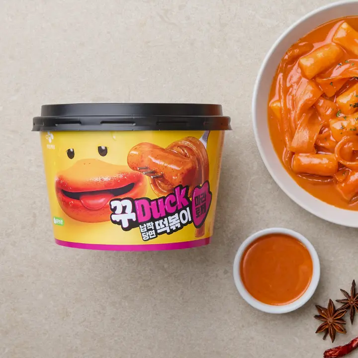 꾸덕 납작당면떡볶이 마라로제 175g
