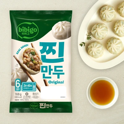 비비고 찐만두168g