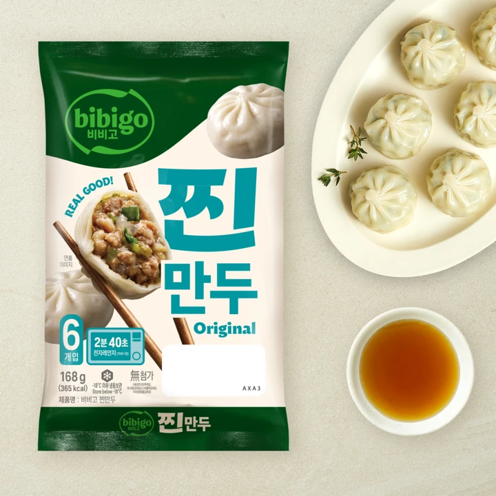 비비고 찐만두168g