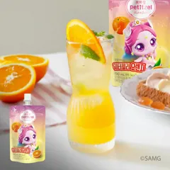 [쁘띠첼X캐치!티니핑] 쁘띠첼 워터젤리 오렌지 130ml