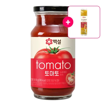 백설 토마토스파게티소스 610g + [사은품]백설 파스타면 250g