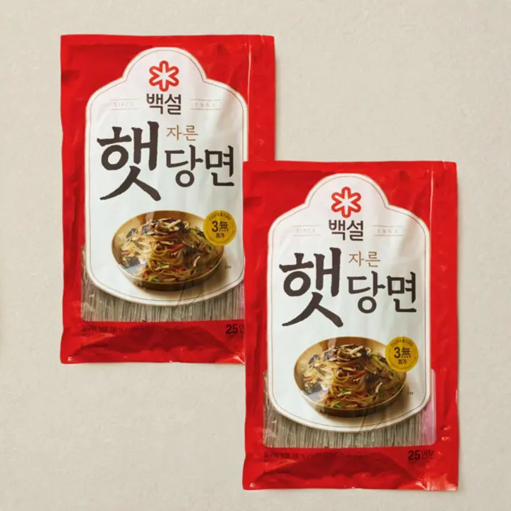 백설 자른햇당면 500gX2개