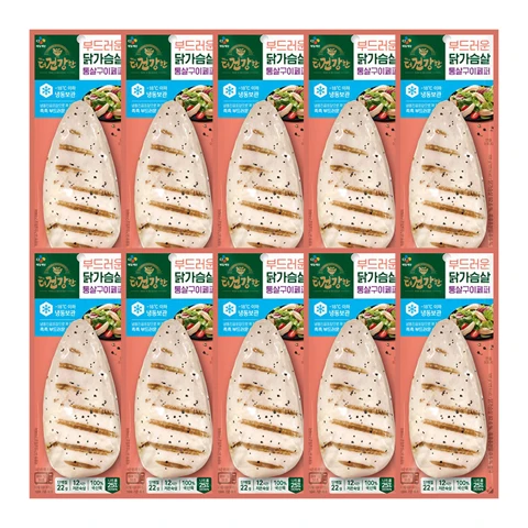 [70개한정]더건강한 닭가슴살 통살페퍼100g(냉동)X10개