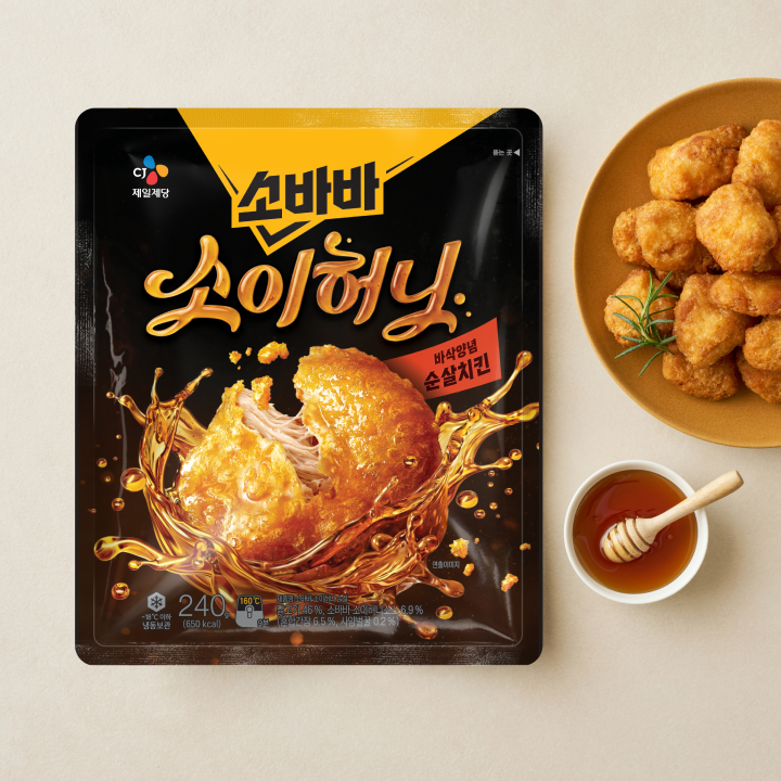 [CJ더마켓] [1+1]고메  소바바치킨 소이허니 순살 240g