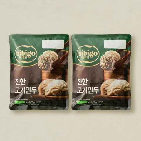 비비고 진한 고기만두 327gX2개