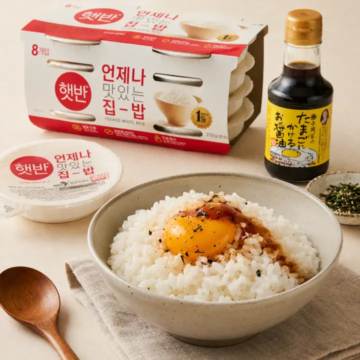 햇반 210g*8번들X1개+테라오카 계란에 뿌리는 간장소스 150mlX1개