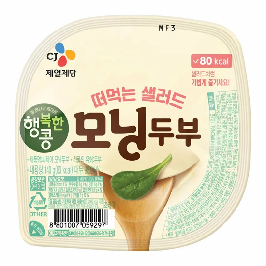 [1+1]행복한콩 모닝두부 플레인 140g