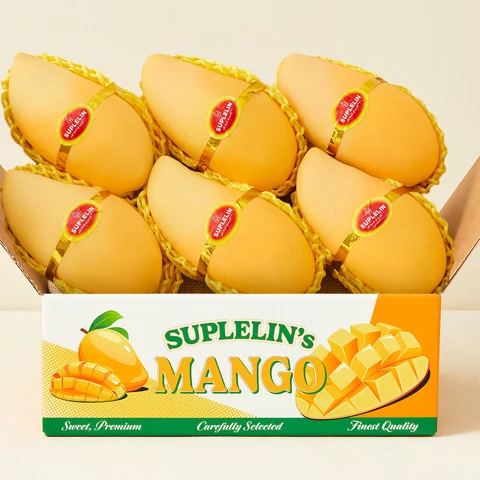 수플린 항공직송 고당도 태국골드망고 2kg(4~7입)