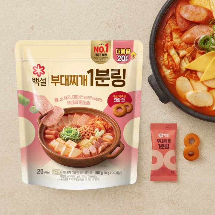 백설 부대찌개 1분링 160G