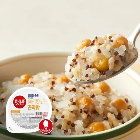 햇반 라이스플랜 병아리콩 퀴노아 곤약밥 150g