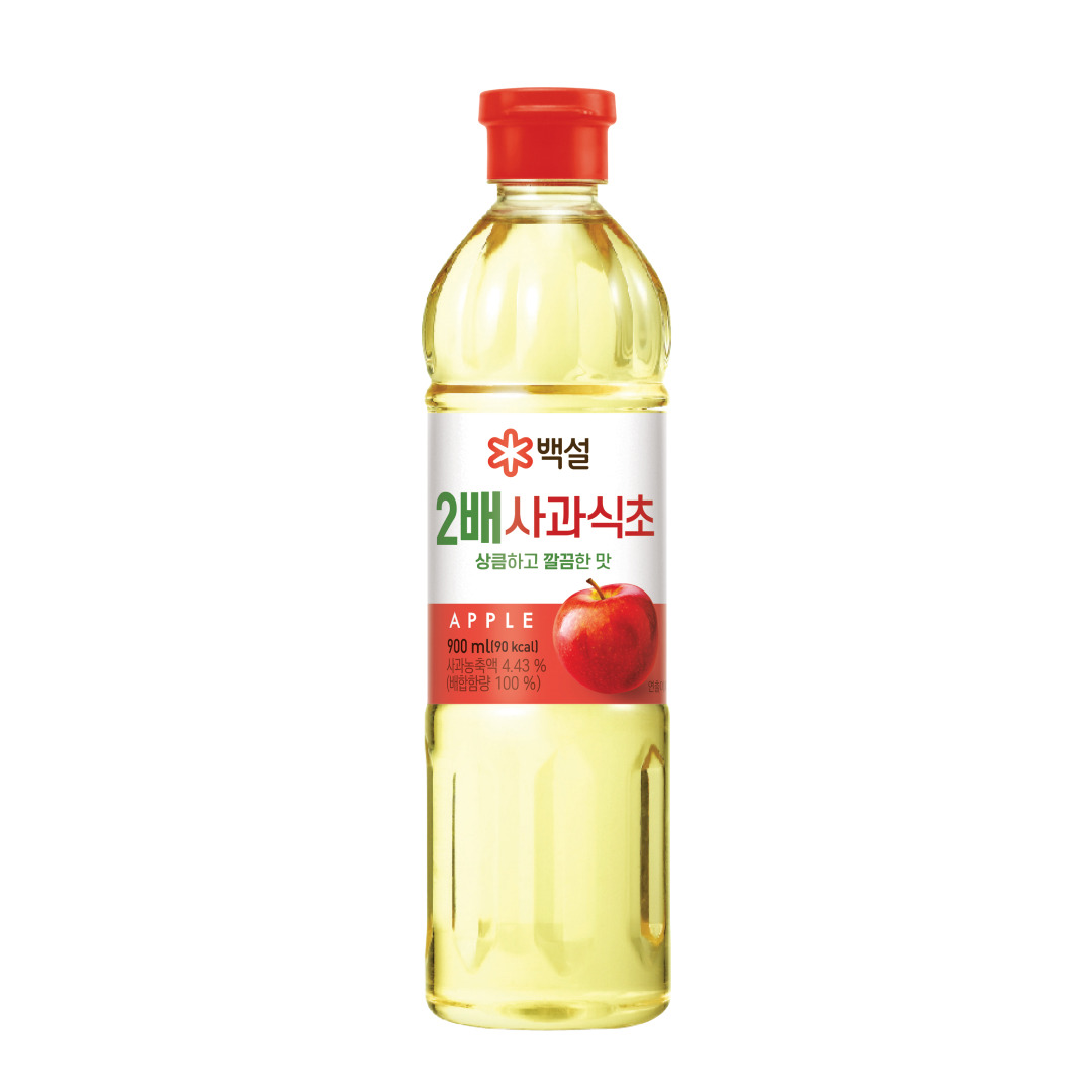 백설 상큼하고 깔끔한 2배사과식초 900ml