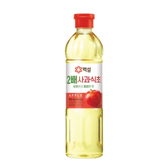 백설 상큼하고 깔끔한 2배사과식초 900ml