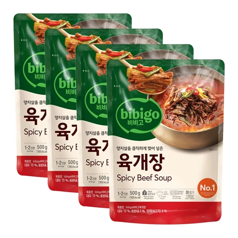 비비고 육개장 500gX4개