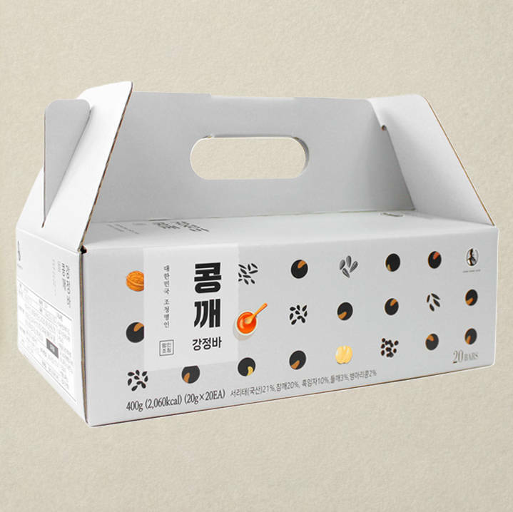 [26추석 선물세트]명인조청 콩깨강정바 20gx20개