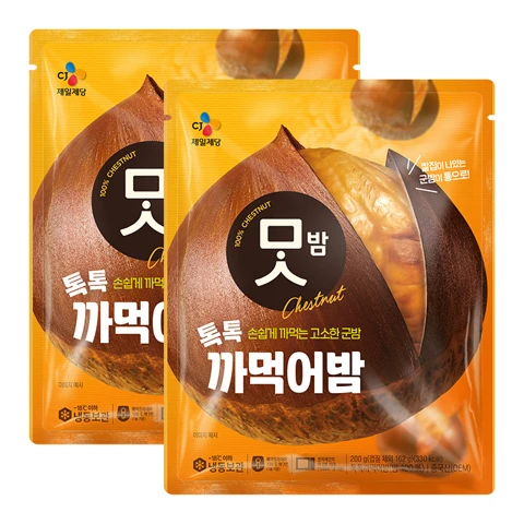 [250개한정]톡톡까먹어밤 200g x 2개