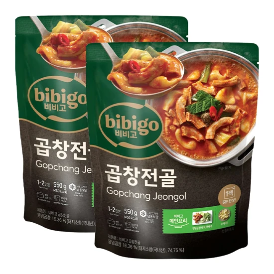 비비고 곱창전골 550gX2개