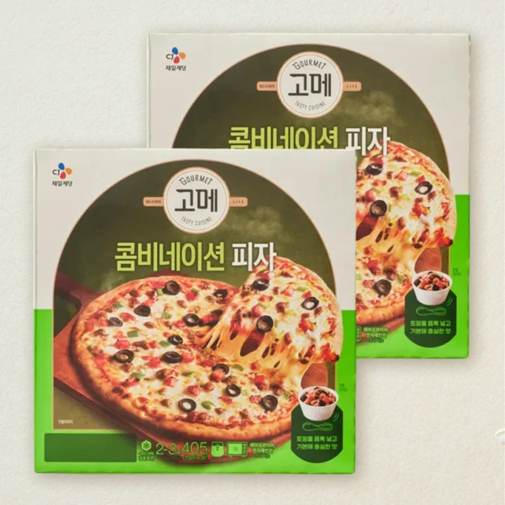 고메 클래식 콤비네이션 피자 405gX2개