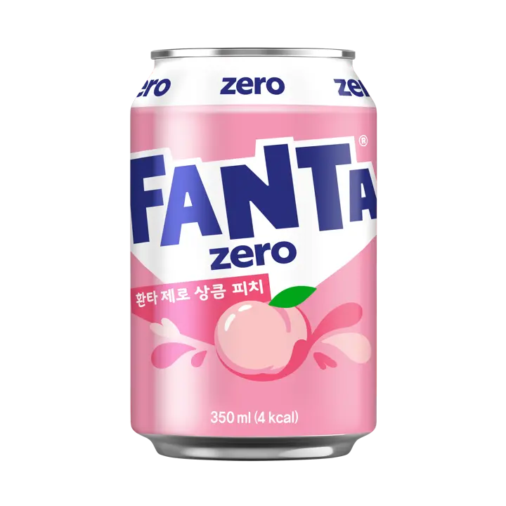 환타 제로 상큼피치 350 ml X24