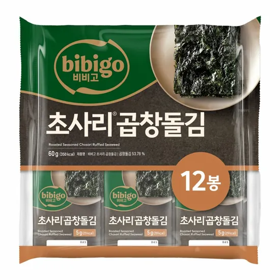 비비고 초사리곱창돌김 5gX12EA