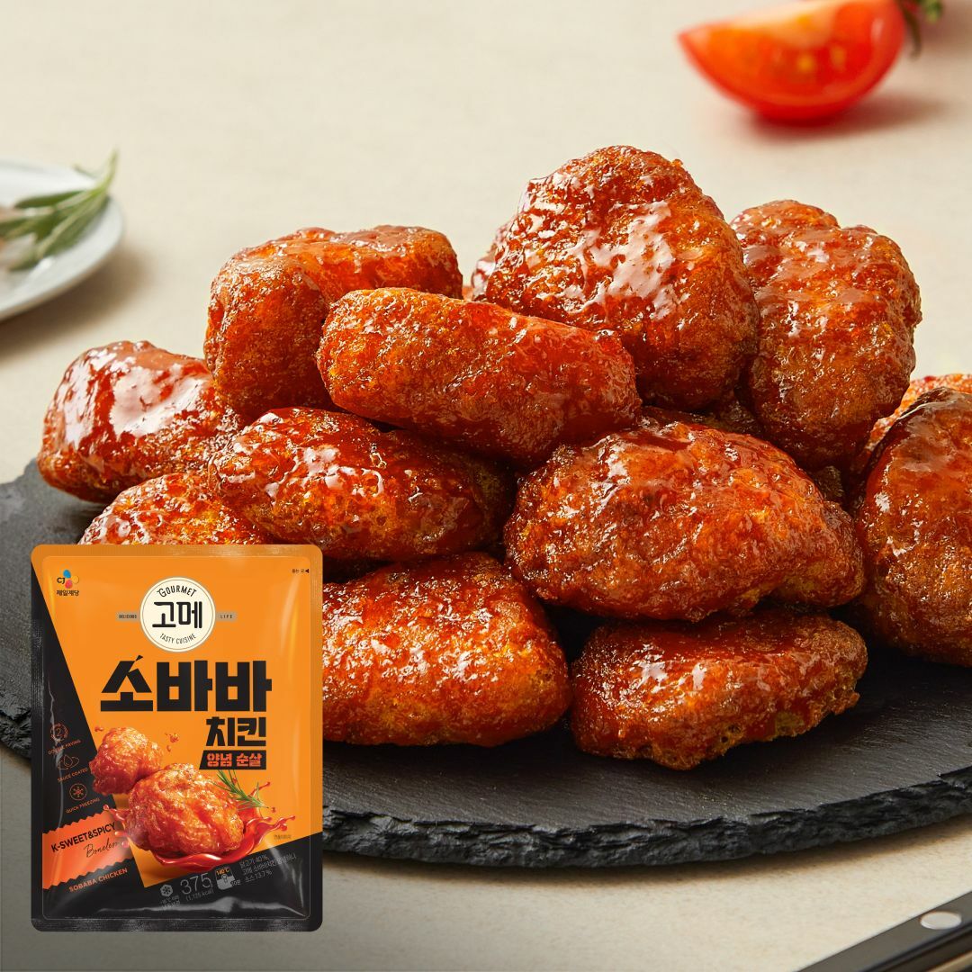 [고메 소바바치킨] 양념 순살 375g